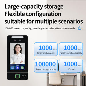 LED智能网络考勤机动态人脸识别门禁终端指纹识别 - Product Image 3
