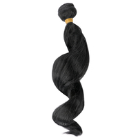 Set di Sei Pezzi di Extension per Capelli in Fibra Sintetica Stile Europeo e Americano, Dreadlocks Ricci, Extension per Parrucche