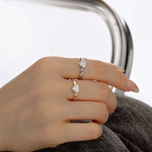 Dylam Simplicity Design <b>Dainty</b> Jewelry Manufacturer Sterling Silver Wedding Band Heart Shape 5A Zirconia Promise Engagement <b>Ring</b> - Product Image 2