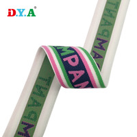 Bande élastique personnalisée en nylon jacquard de 4 cm avec logo sur mesure pour sous-vêtements, boxers, ceintures et accessoires vestimentaires