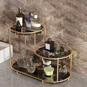 אמבטיה מדף אור יוקרה אמבטיה אמבטיה לשטוף יד שולחן אחסון קוסמטיקת שולחן למעלה הלבשה מדף - Product Image 2