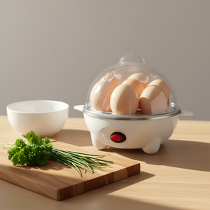 Cuiseur à œufs électrique, capacité 7 œufs, fonction d'arrêt automatique, appareil à œufs durs et à œufs vapeur, appareil de cuisine domestique - Product Image 2