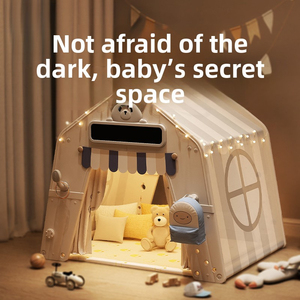 Tente de jeu multifonction pour enfants, château de princesse avec fenêtre, en polyester durable pour bébé et tout-petit, pour dormir et jouer en intérieur - Product Image 5