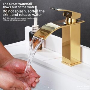 Grifo de lavabo de baño montado moderno Wayon, grifo mezclador de agua caliente de una sola palanca, grifo de baño para Baño - Product Image 3