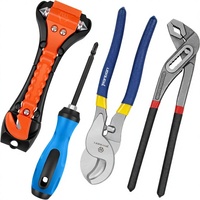 Outils de pompier, équipement de haute durabilité, accessoires, ensemble de 4 pièces |   Coupe-fils, brise-vitre et coupe-ceinture de sécurité inclus pour