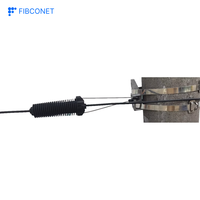 Gancho de abrazadera de tensión de fibra óptica de estabilidad a la tracción de alta resistencia FTTH para abrazadera de cable de fibra óptica