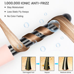 Portable Salon professionnel <span class=keywords><strong>pas</strong></span> <span class=keywords><strong>cher</strong></span> cheveux Styler outils Tourmaline <span class=keywords><strong>Waver</strong></span> fer à friser baguette bigoudi céramique cheveux fer - Product Image 3