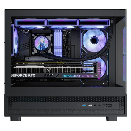 New Arrival SteelShadow S-M PRO Screen Display Edition Support M-ATX/MINI-ITX Motherboard 180mm Cooler CPU Case for PC
