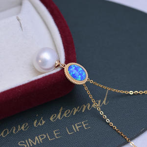 Zhuji Danshui 10-11mm White Round <b>Pearl</b> Pendant <b>Necklace</b> S925 <b>Silver</b> Circle with Strong Light and Fine Flaws Elegant Durable - Product Image 3