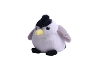 Porte-clés en peluche oiseau de dessin animé, pendentif mignon animal oiseau, breloque de sac pour femme, décoration de sac à dos, cadeau