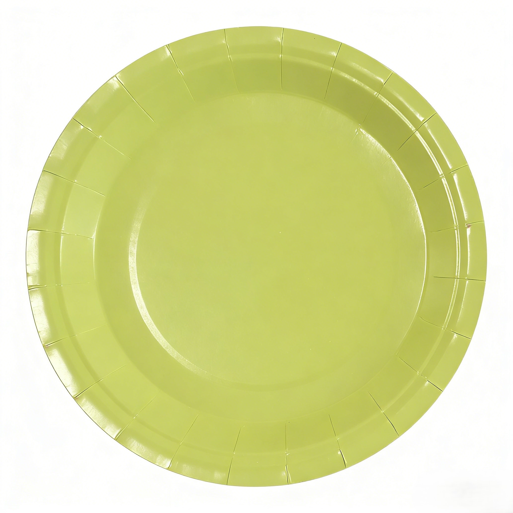 จานกระดาษ 9 นิ้ว*10 ชิ้น*สีชมพูอ่อน