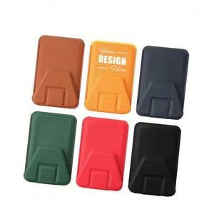 Soporte Magnético Personalizado para iPhone 15/14/13/12 Series, Compatible con Magsafe, Ángulo Ajustable, Tarjetero de Cuero con Forma de Corazón - Product Image 1