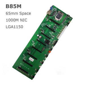 Placa base verde b85 B85M, tarjeta gráfica <span class=keywords><strong>8</strong></span> gpu, ranura LGA1150, 65mm de espacio, tarjeta de interfaz de red de 1000M - Product Image 1