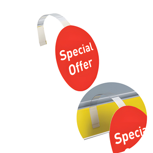 Free Design Custom Supermarket Advertising PVC <b>Shelf</b> Display Wobbler <b>Shelf</b> Talker - Product Image 2
