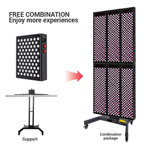 Panneau de luminothérapie rouge portable 72 LED Double longueur d'onde pour la maison Gym <span class=keywords><strong>Spa</strong></span> Bien-être 660nm 850nm Panneau de luminothérapie rouge demi-corps - Product Image 4