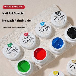 TPO HEMA libre negro blanco colores primarios UV Gel Nail Art pegamento grueso pétalo crema gancho borde tira <span class=keywords><strong>de</strong></span> tracción alivio terapia <span class=keywords><strong>de</strong></span> luz <span class=keywords><strong>uñas</strong></span> - Product Image 2