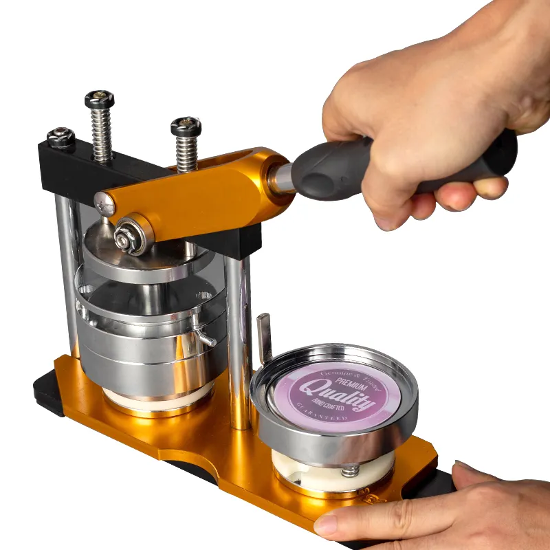 JMB-QJSXZJ Gold All Metal Button Making Machine 56mm/2.2 inch Mold Badge Making Machine Badge Making Machine