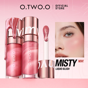 O.TWO.O Fard à Joues <span class=keywords><strong>Liquide</strong></span> Longue Tenue Imperméable, Maquillage Visage Végétalien et Sans Cruauté Animale - Product Image 1