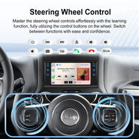 Radio para Auto Rhythm de 7 Pulgadas con Carplay Inalámbrico, Android Auto, Cámara de Reversa AHD y Radio FM para Jeep Wrangler de 2007 a 2016