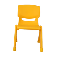 Chaises d'école empilables en plastique colorées, hauteur de siège 11 pouces, pour les écoles maternelles