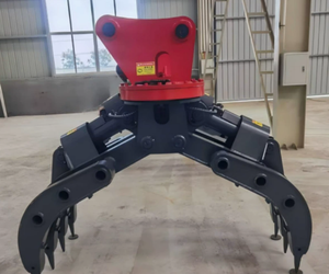 Pince hydraulique rotative authentique pour bois et acier, pour excavatrice SANY 75, équipée de 60 crochets, fabriquée en Chine avec garantie - Product Image 3