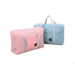 Toptan büyük kapasiteli sıkıştırma bagaj organizatör giysi saklama çanta taşınabilir katlanabilir seyahat çantaları taşımak-silindir çanta