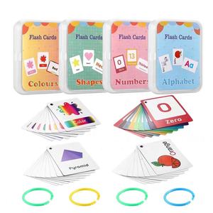 Apprendimento personalizzato Flash Card Toy Baby Children stampa alfabeto inglese carte Cognitive per bambini carte Flash educative per bambini - Product Image 1