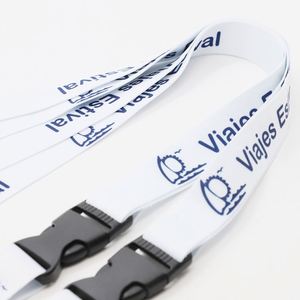 Custom Polyester Lanyard Heat Transfer Printing Logo Travel Tourism Event Conference Badge Holder Breakaway <b>Buckle</b> Lanyard - Product Image 4