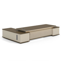 Bureau de direction haut de gamme, moderne et luxueux, table de bureau pour PDG, mobilier de bureau pour immeuble de bureaux haut de gamme