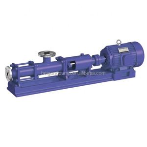 Bomba de tornillo excéntrico monoelíptica tipo G con rotor helicoidal y estator, bomba de tornillo único para transferencia de lodos, suspensos y hormigón - Product Image 4