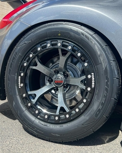 Jantes Beadlock ForgeX Nismo V1 noires de performance, jantes forgées sur mesure 17x10 17x10.5 pour Drag Nissan 370Z GT-R <span class=keywords><strong>R32</strong></span> R34 S14 <span class=keywords><strong>BMW</strong></span> - Product Image 5