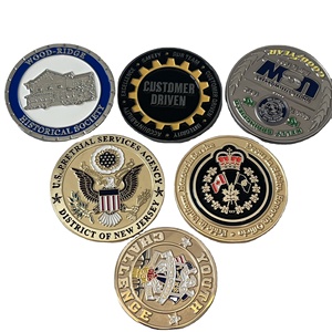 Insignia de Seguridad Metálica Personalizada de Fábrica, Diseño de Bandera Americana y Águila, Insignia de Seguridad Estrella - Product Image 6
