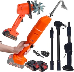 Mini Cultivador de Jardín Inalámbrico Eléctrico de 235 RPM, Ligero, <span class=keywords><strong>con</strong></span> Motor de 25 CC y Batería de 1.5 Ah, Telescópico, para Jardinería - Product Image 2