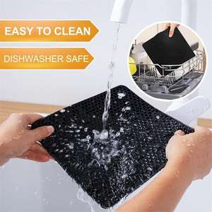 Hot Sale Round Honeycomb <b>Silicon</b> Mats Heat Resistant Table Mats for Kitchen Table Durable Non-Slip Easy to Clean - Product Image 6