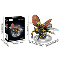 Dynastes Hercules Beetle Bricks, ensemble de construction mécanique de moteur V8 alimenté par un moteur électrique