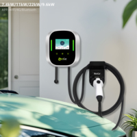 Chargeur Zencar 32A GBT EV Wpro 7kW Ev Station de charge 220V Wallbox avec APP WiFi Monophasé 7.2kW Chargeurs de voiture muraux