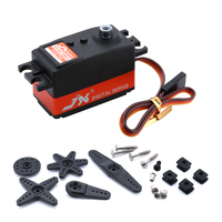 Motor JX Servo PDI-HV4416MG de 15.6KG de Alto Torque, 8.4V de Alto Voltaje, Digital, con Engranajes de Plástico y Metal, para Helicópteros RC, Brazos Robóticos y UAV
