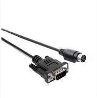 Maßgefertigtes DB9-Stecker auf 8-Pin Mini-DIN-Adapterkabel RS232 Seriell 4-6-8-9 Pin DB9-Stecker Mini-DIN 4-PIN-Stecker