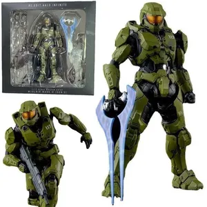 Figura de Master Chief de HALO 5 de IXSPY Sentinel, Figura de Acción Articulada a Escala 1/12 de Halo <span class=keywords><strong>Infinite</strong></span>, Modelo Coleccionable - Product Image 1