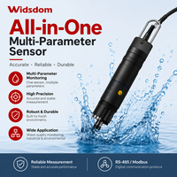 Capteur de qualité de l'eau multi-paramètres tout-en-un Y4002 avec surveillance jusqu'à 7 paramètres, RS485 MODBUS IP68 pour l'aquaculture