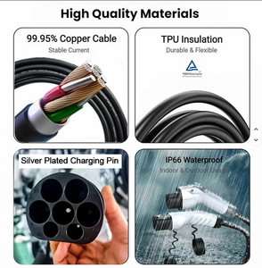 Cables de Carga <span class=keywords><strong>Tipo</strong></span> <span class=keywords><strong>2</strong></span> para Vehículos Eléctricos de 32A, con Logotipo Personalizado, 3.5kw/7kw/11kw/22kw, Certificación TUV y UKCA, para Cargadores de Autos Eléctricos - Product Image 5