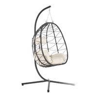 Vente en gros Fauteuil œuf rétro Fauteuil œuf rond Fauteuil œuf petit Fauteuil œuf balançoire avec support