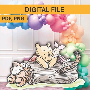 Decoración de Fiesta de Cumpleaños de Anime en Acrílico, Diseño Personalizado (OEM/ODM), para Baby Shower, Descarga Digital - Product Image 1