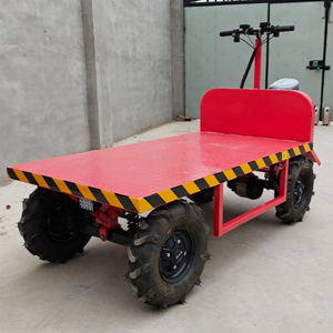 Camión de plataforma eléctrico de cuatro ruedas personalizado de fábrica, diseño de burro para carros de mano y carretillas, con conducción a contramarcha - Product Image 5