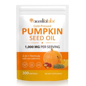 300 софтгелевое масло холодного отжима Acentiallabs с пилой Пальметто в капсулах поддерживает здоровье волос - Product Image 1