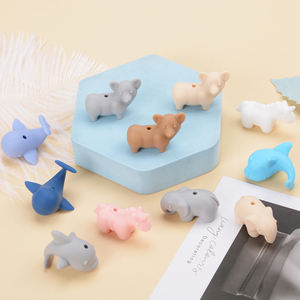 Nuovo Silicone per uso alimentare Bead Custom Bpa Free Animal 3D Charm Silicone perline dentizione per penne - Product Image 2