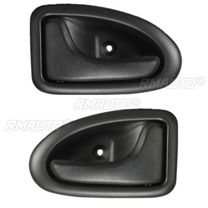 Manijas Interiores Negras para Puertas de Coche, Lado Izquierdo y Derecho, para Renault Clio (1999 en adelante), Scenic (1999-2005), Megane (1998-2002) - Product Image 1
