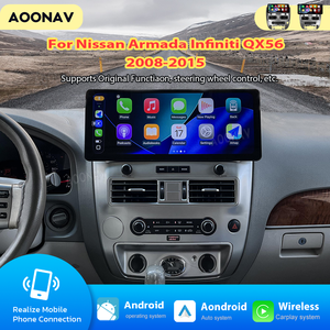 Autoradio Android AOONAV avec écran tactile, lecteur vidéo, lecteur multimédia pour Nissan Armada Infiniti QX56 2008-2015 - Product Image 2