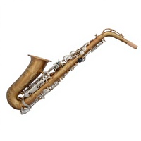 Earl Mann Illman Professional Brass Alto Saxophone with Electrophoretic Gold Finish