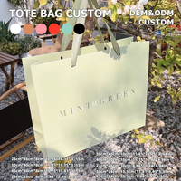 Bolsa de Papel Blanca Personalizada con Logotipo Estampado en Plata, Resistente al Agua, para Empaque de Cosméticos y Ropa de Marca